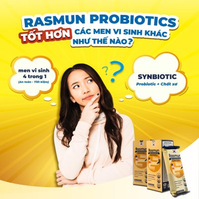 RASMUN PROBIOTICS TỐT HƠN – các men vi sinh khác như thế nào?